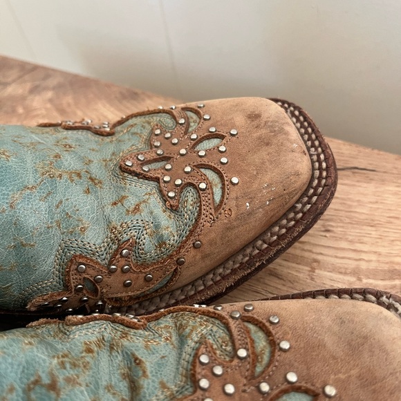 Johnny Ringo Square Toe Western Boots - Picture 10 of 11